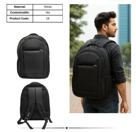 UrbanShield Black Executive Backpack, product code UA-19
